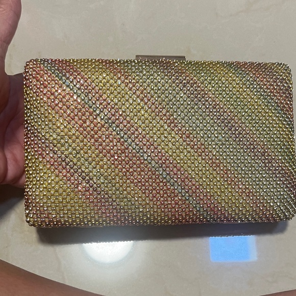 Multicolor Rhinestone Clutch - Picture 2 of 9